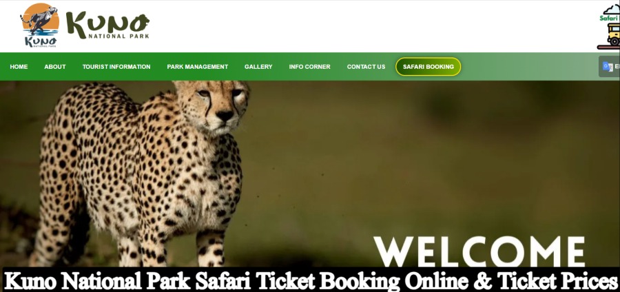 Kuno National Park Safari Ticket Booking